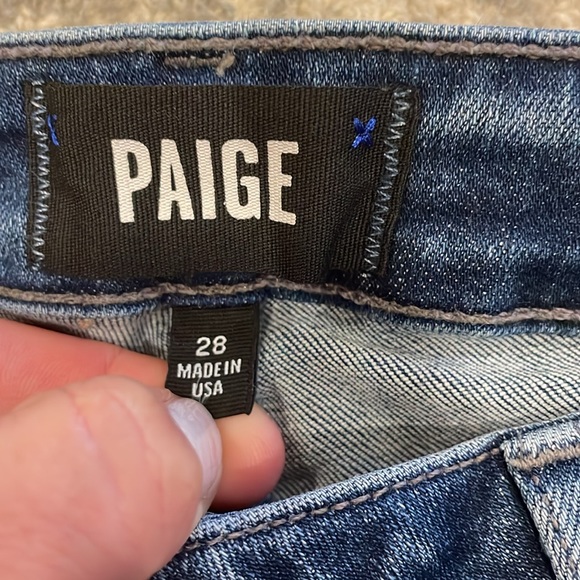 PAIGE Transcend Vintage - Skyline Skinny Jeans In Bloomfield - Picture 8 of 11